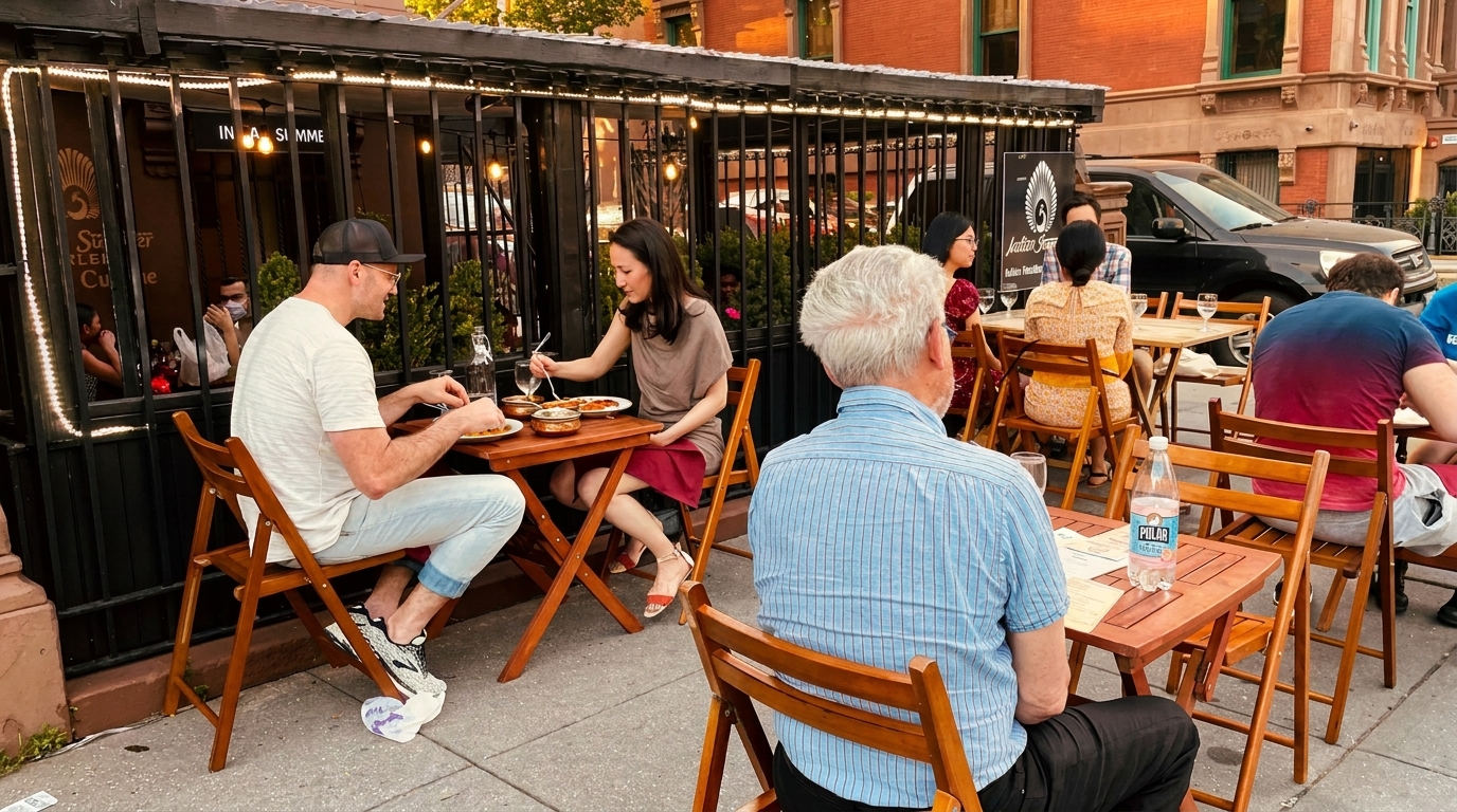 Harlem's Favorite Outdoor Table