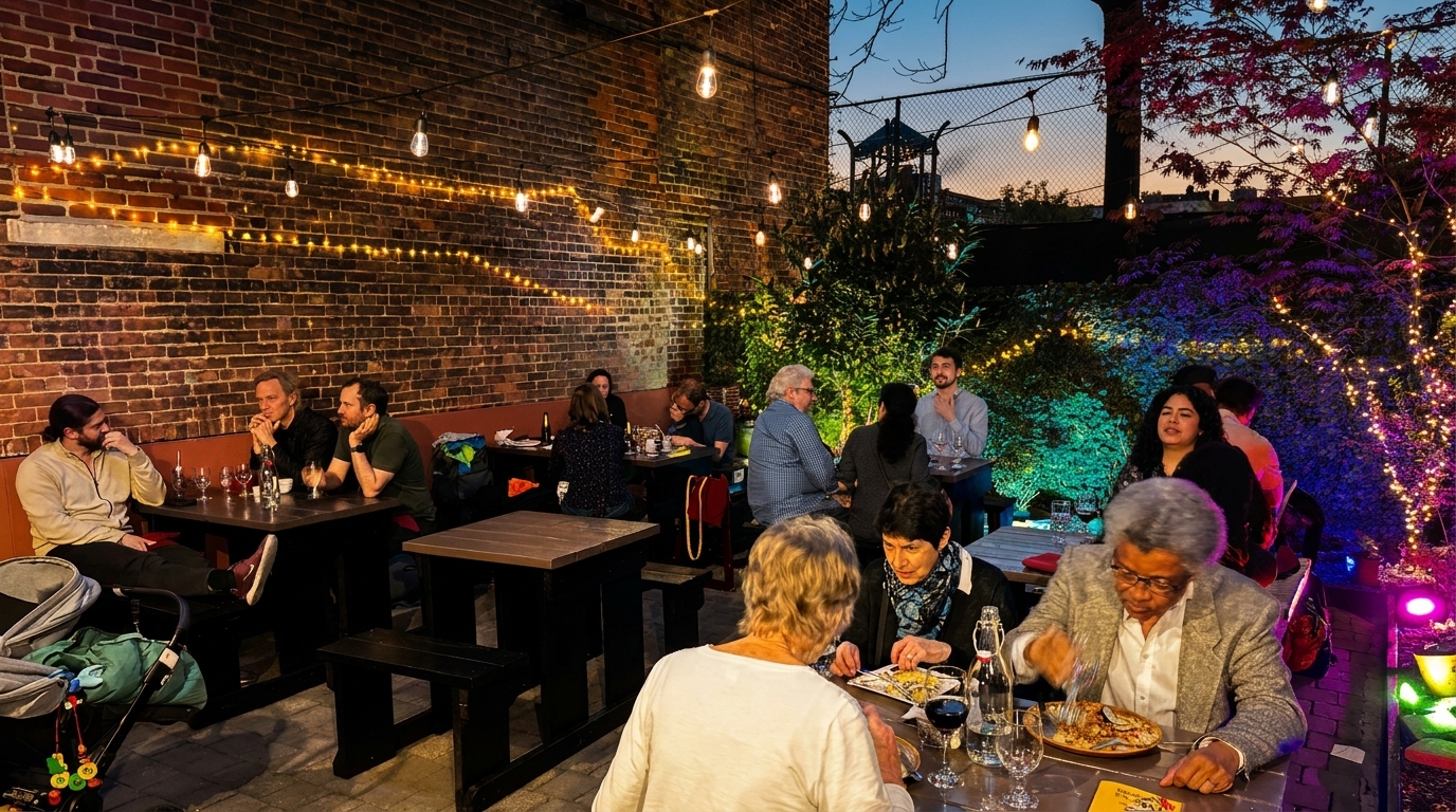 Outdoor Patio Dining in Harlem