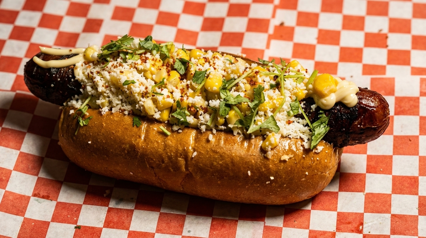 The Elote Dog