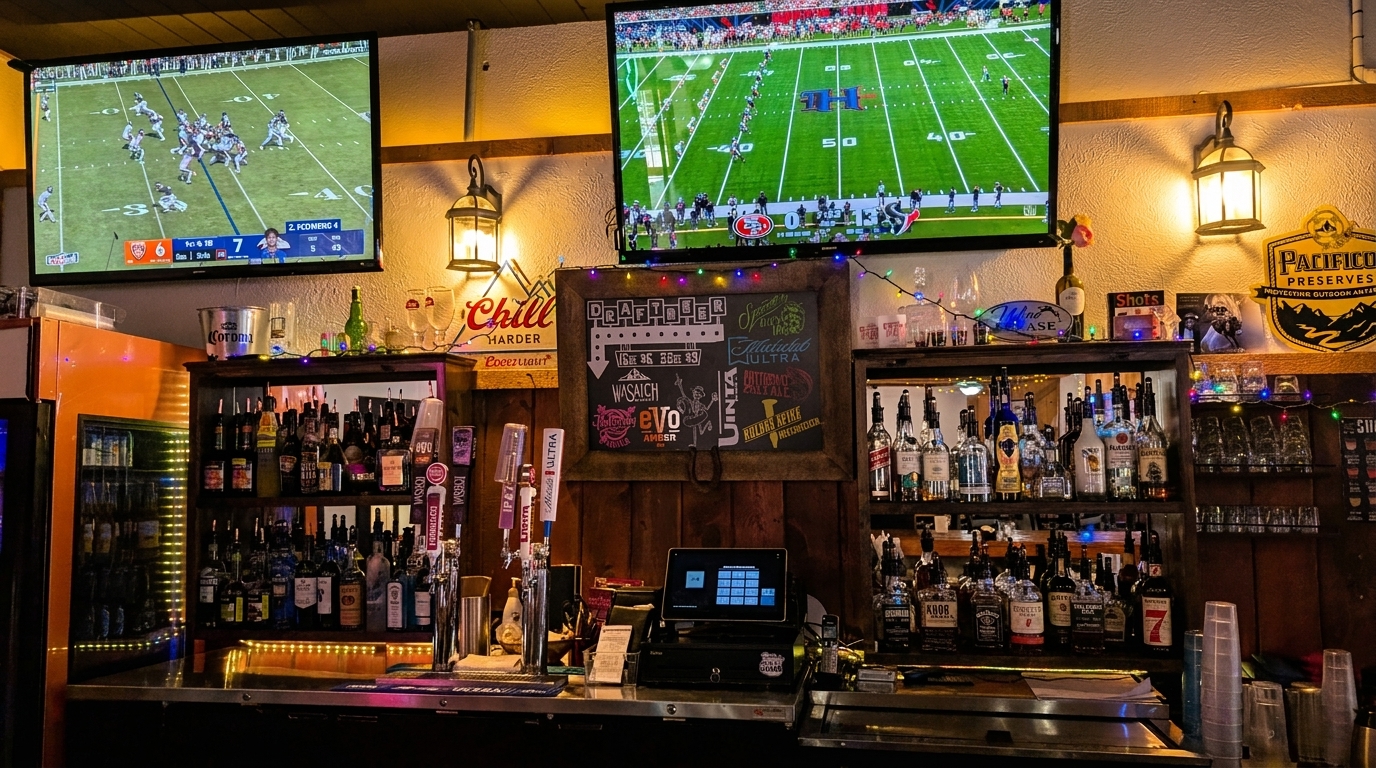 Full Bar, Sports on Every Screen