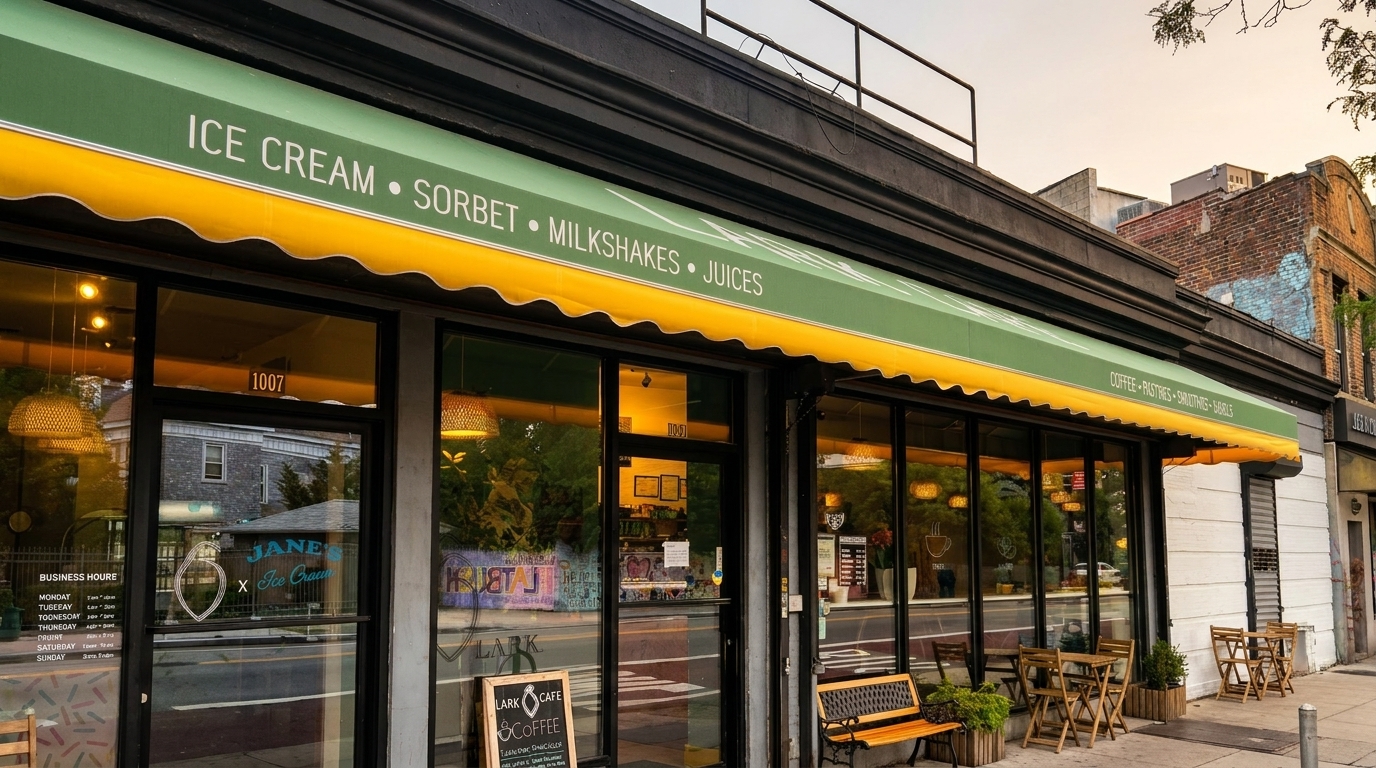 Ice Cream, Sorbet, Milkshakes.