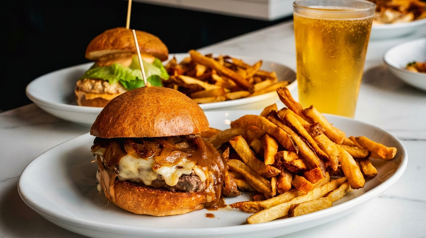 Burgers, Beer, and Sunday Football