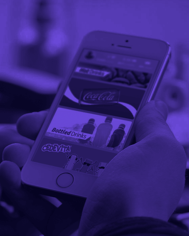 Phone shows the App VESO by Honeyfield