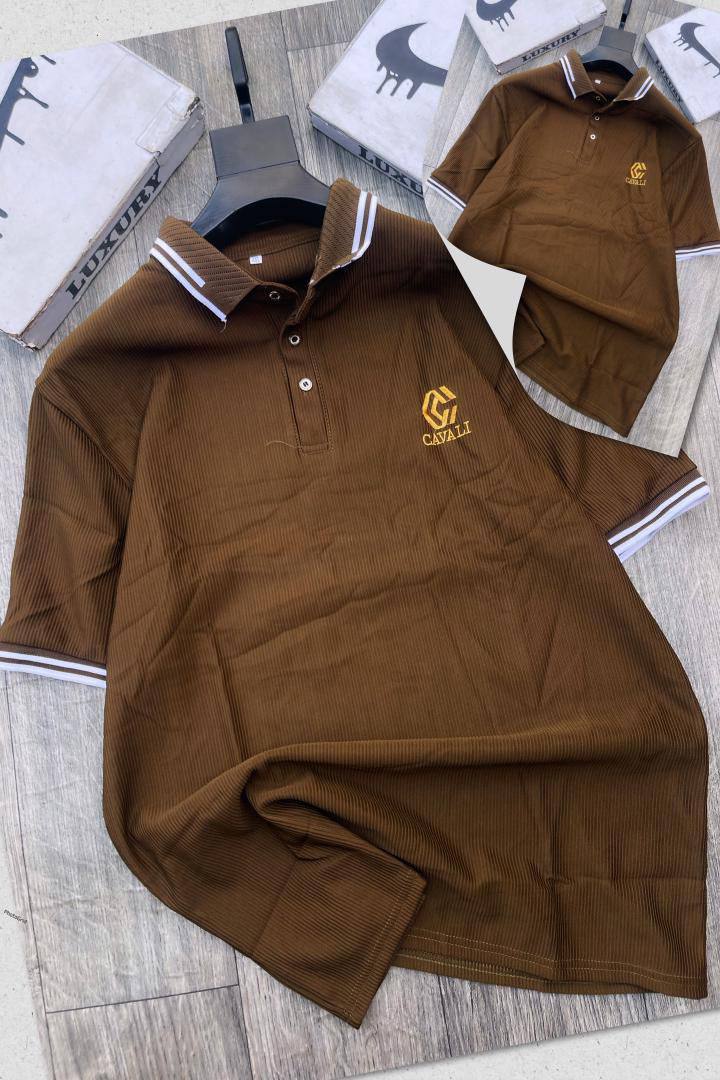 Cavali Luxury Ribbed Collar Neck Polo Bundle