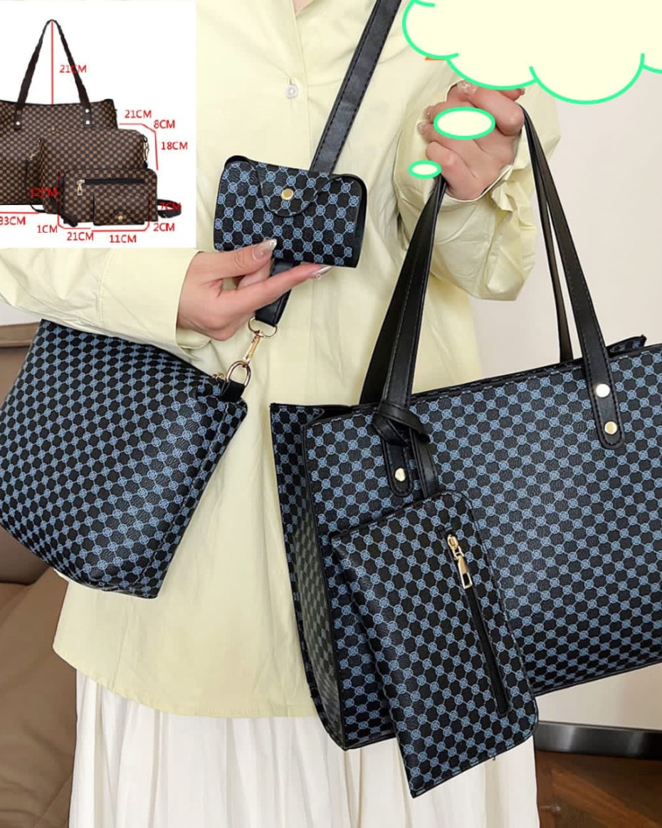 4 In 1 Structured Bag