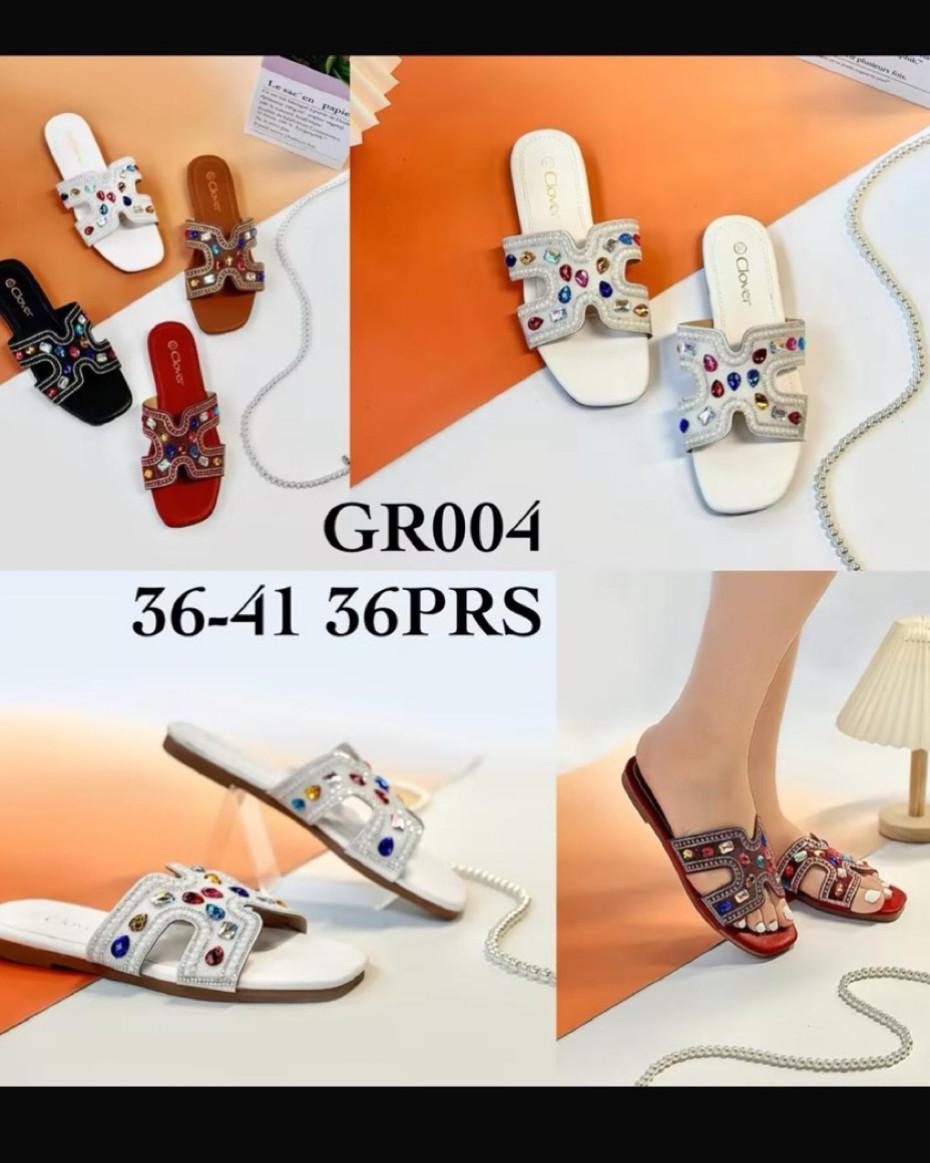 Hermes Inspired Stoned Slide