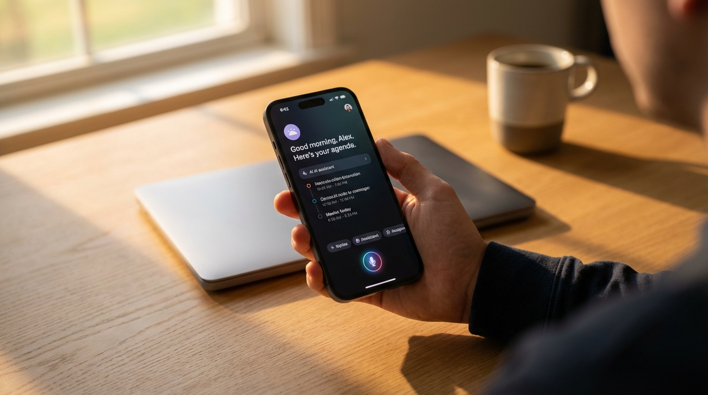 AI assistant technology concept representing trust and transparency in autonomous systems