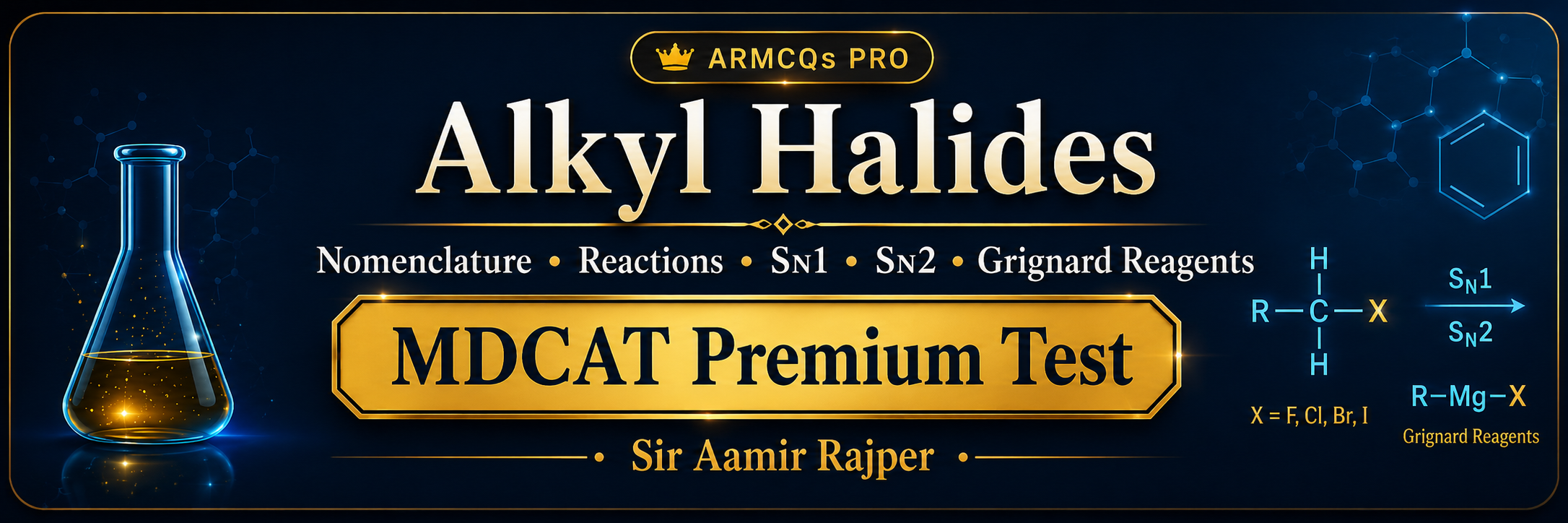 Alkyl Halides – MDCAT Test featured
