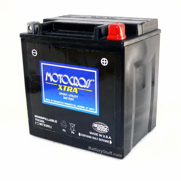 YIX30LBS Battery Yuasa Motocross 12v Motorcycle Batteries
