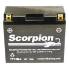 YT12B-4 Scorpion 12v 210 CCA Sealed AGM Motorcycle Battery