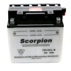 YB16CL-B Scorpion 12v 240 CCA Power Sport Wet Battery w/ Acid Pack