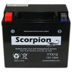 YTX12-BS Scorpion 12v 180 CCA Sealed AGM Motorcycle Battery