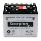 YB7C-A Scorpion 12v 110 CCA Power Sport Wet Battery with Acid Pack