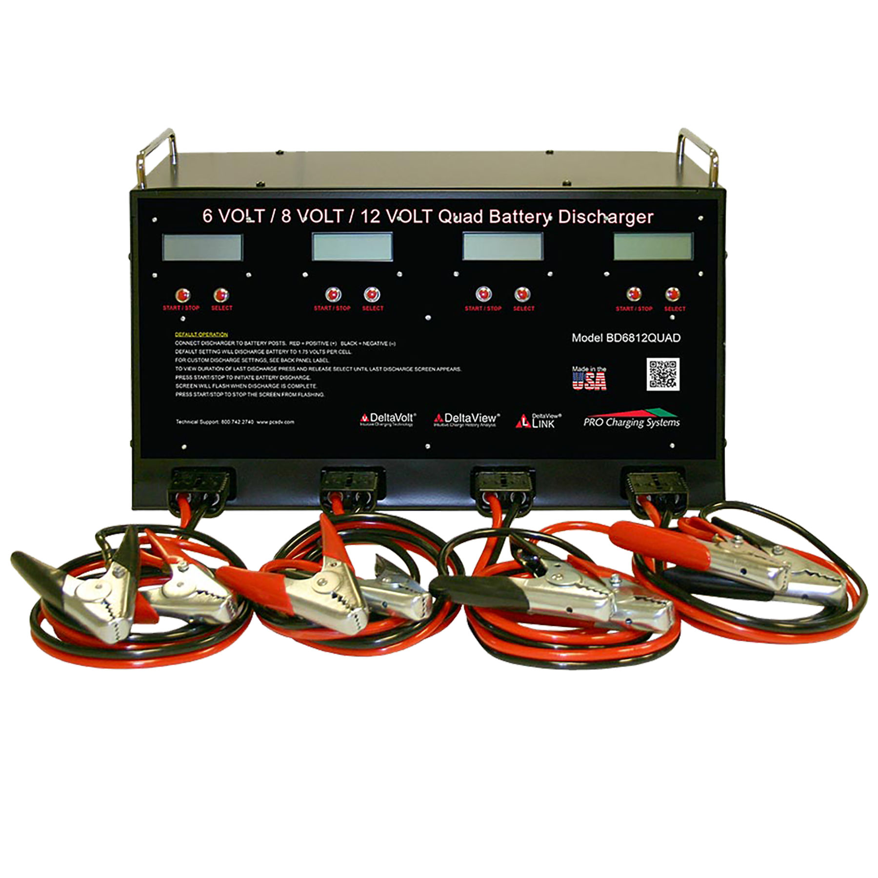 Pro Charging Systems 6V 8V 12V 4-Bank Battery Discharger