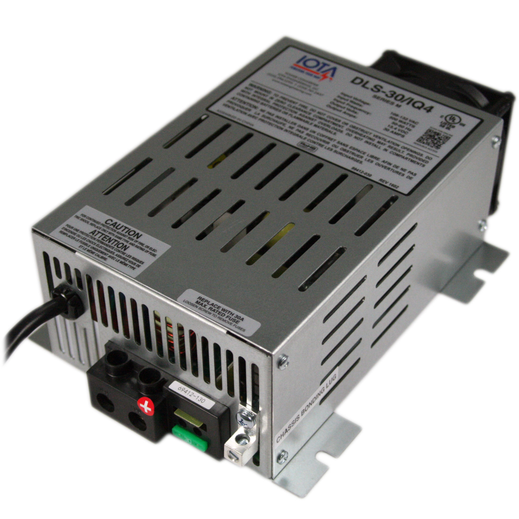 IOTA DLS-30/IQ4 | 12v 30 Amp Charger Converter Power Supply w/Integrated IQ4 Sensor