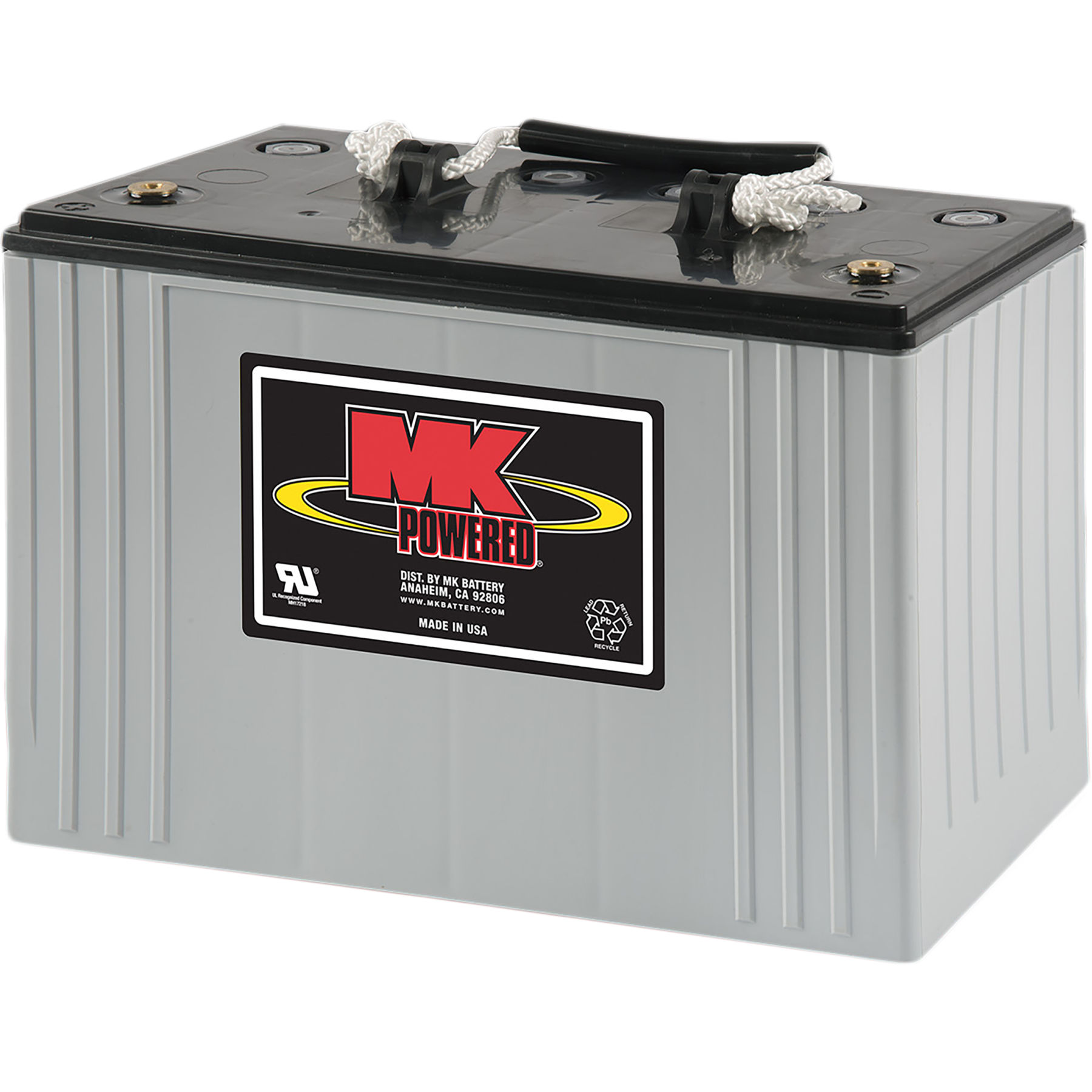 MK Battery 12v 105 AH Deep Cycle Sealed AGM Marine and RV Battery