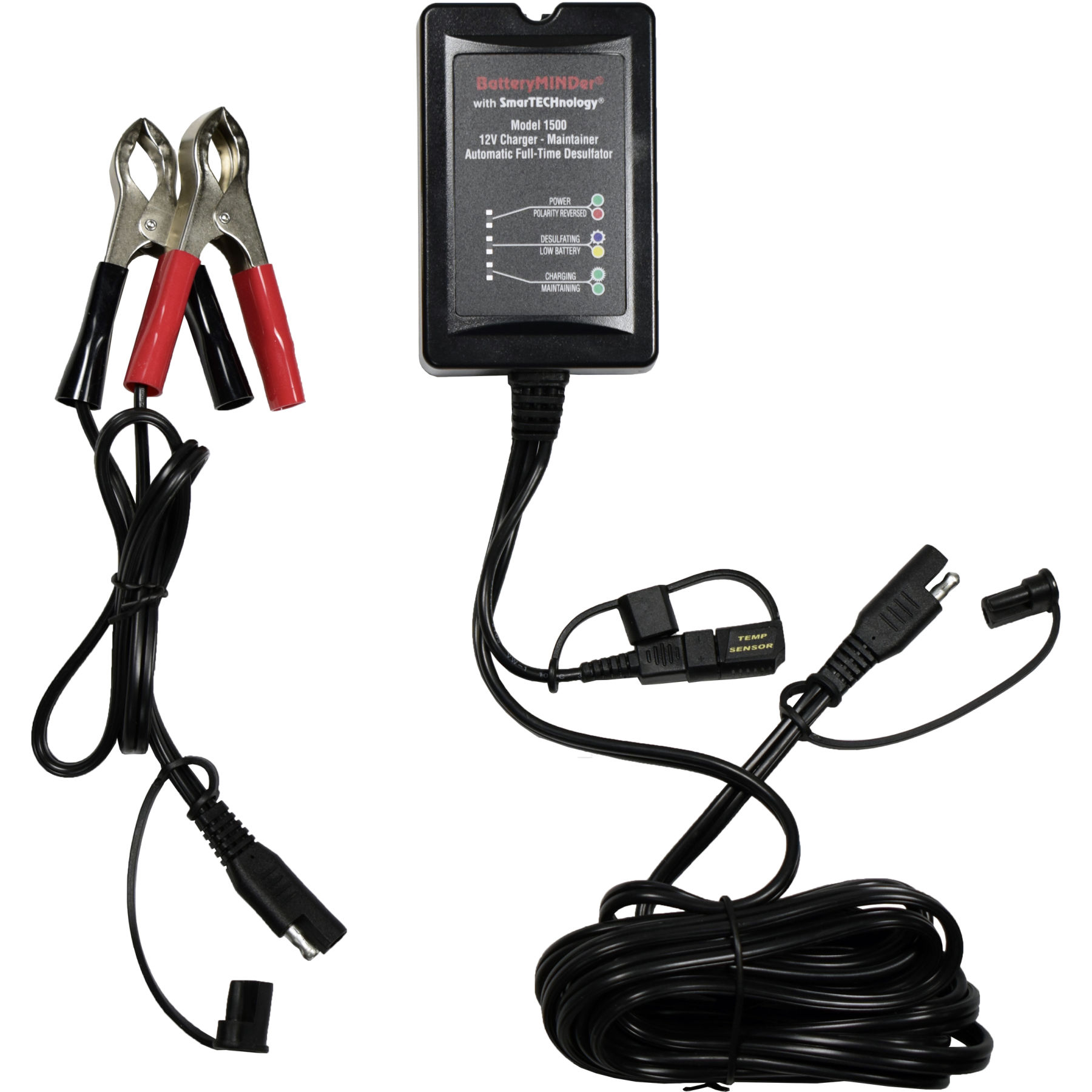 BatteryMINDer® Plus Charger Model 12117: 12V 1.33 AMP Charger-Maintainer- Desulfator