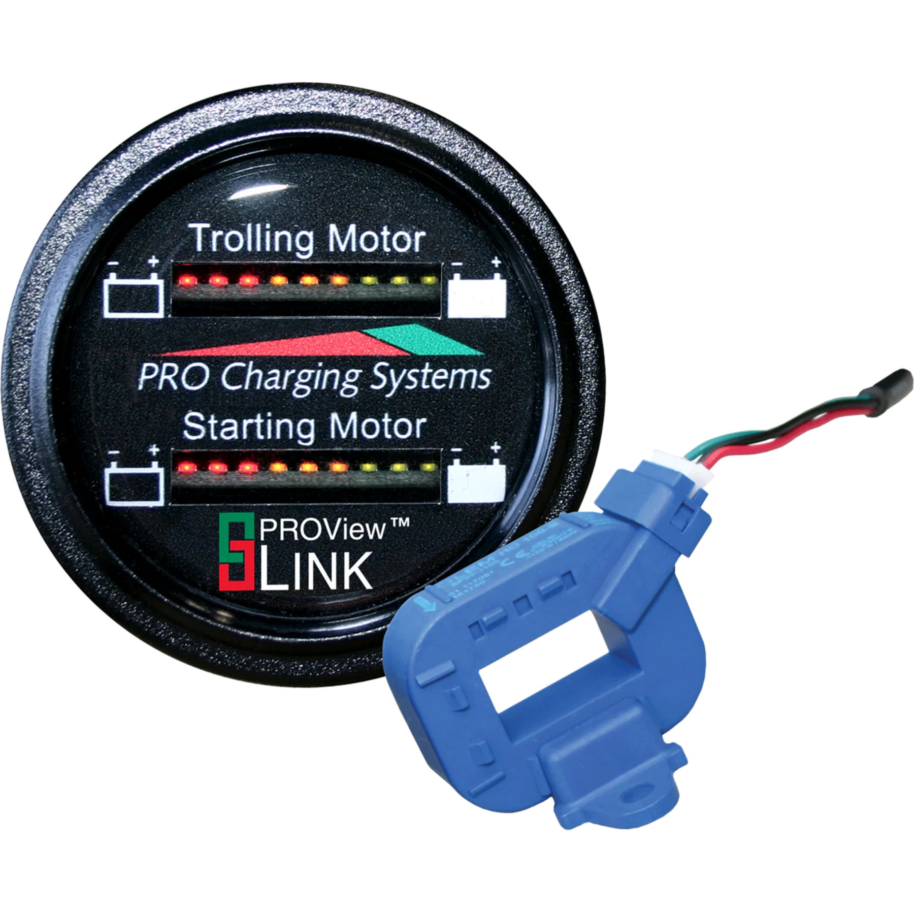 Pro Charging Systems BFGDUALCOMBO: 24v or 36v Lithium & 12v Lead Acid Battery Fuel Gauge