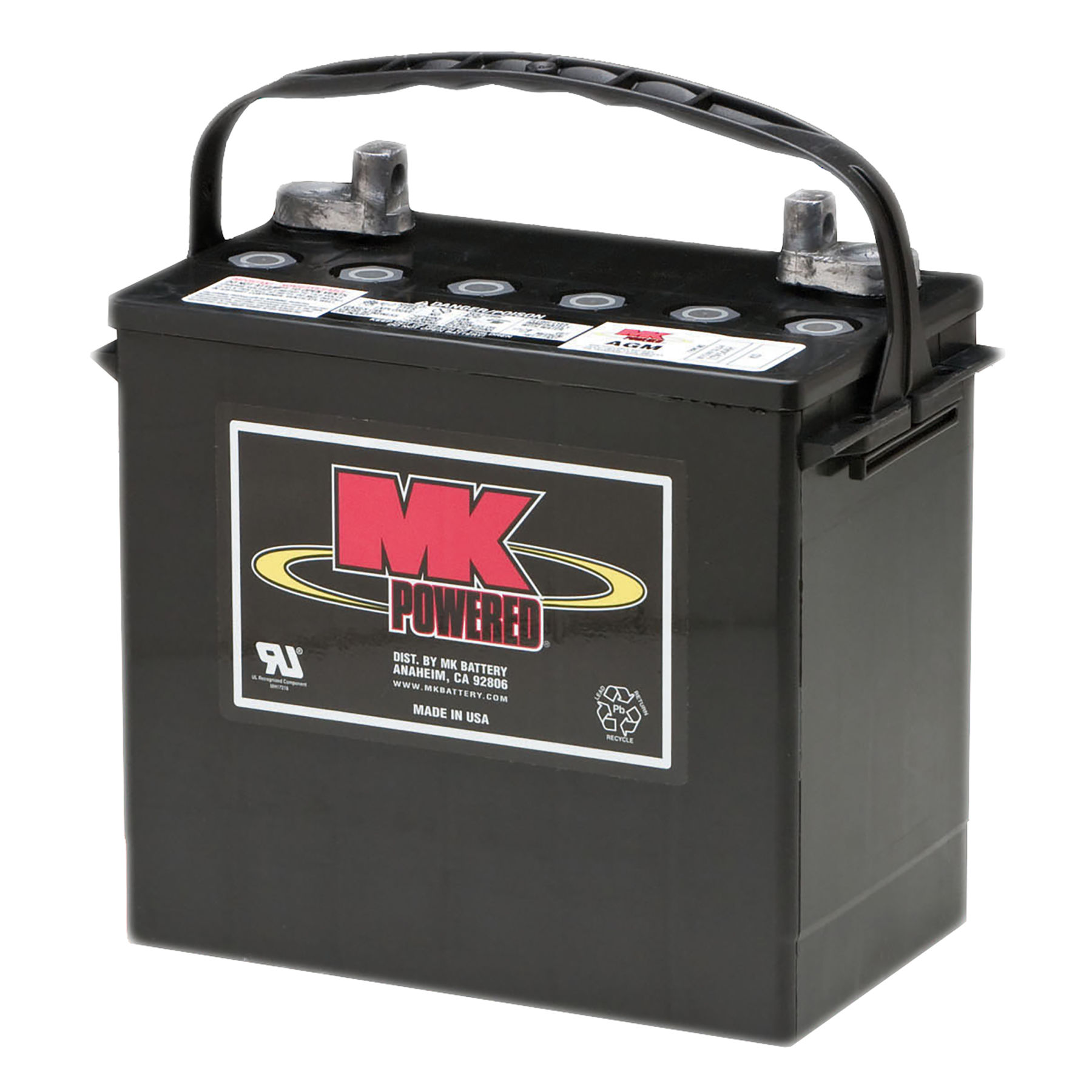 MK Battery 12 Volt 55 AH Deep Cycle Sealed AGM Battery