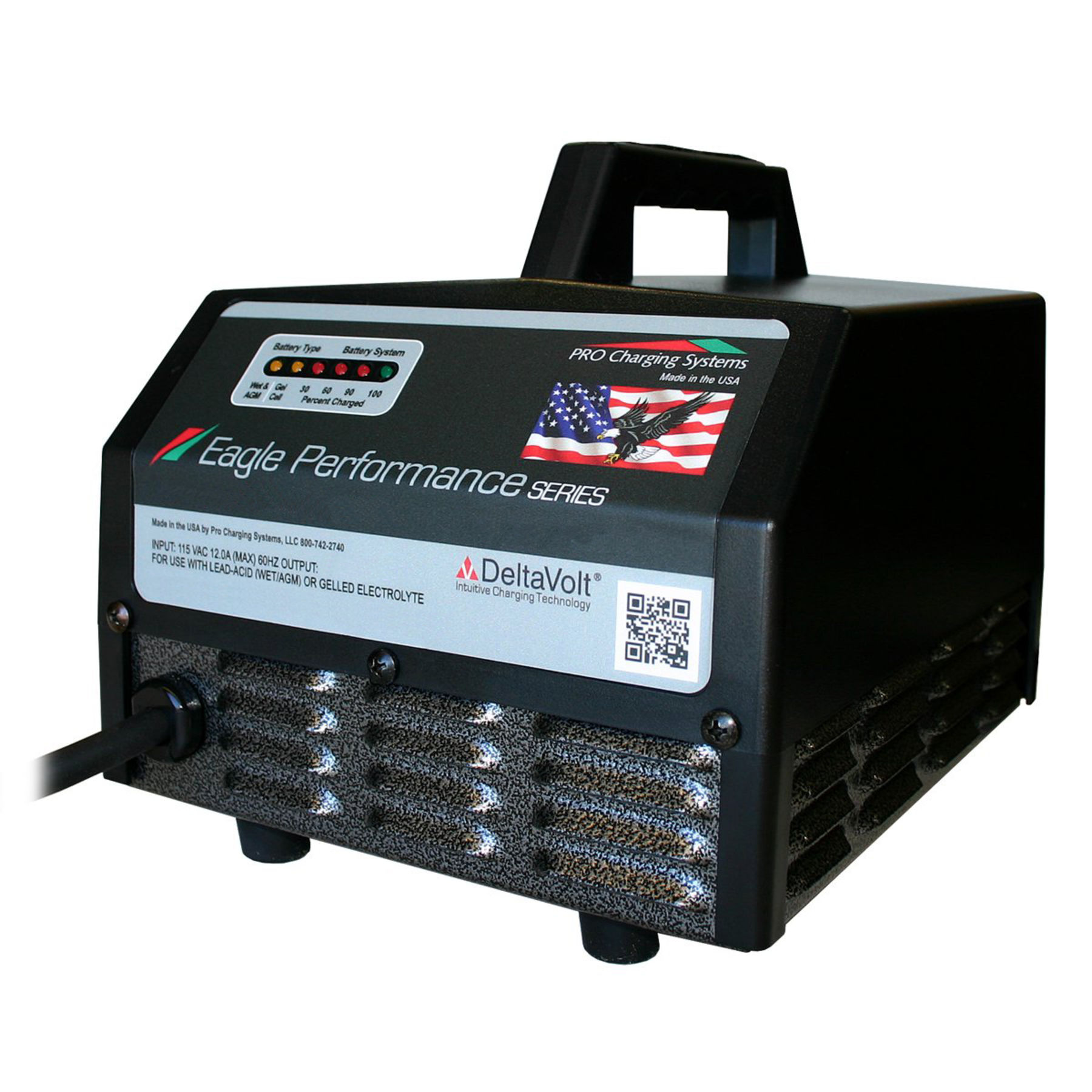 i2412  Eagle 24v 12 Amp Performance Series Charger with Anderson SB50