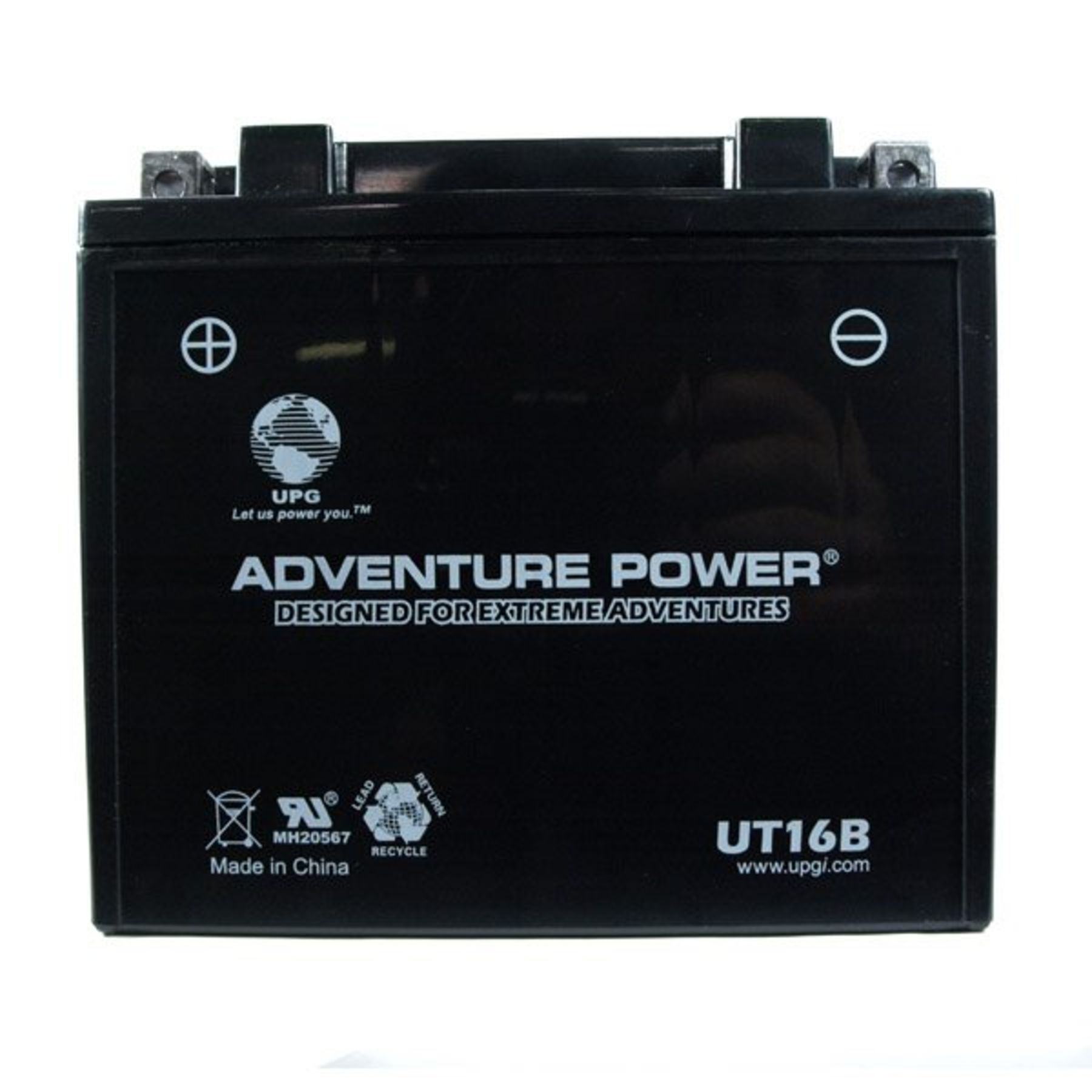 YT16B Universal Adventure Power 12v 240 CCA AGM Power Sport & Motorcycle Battery