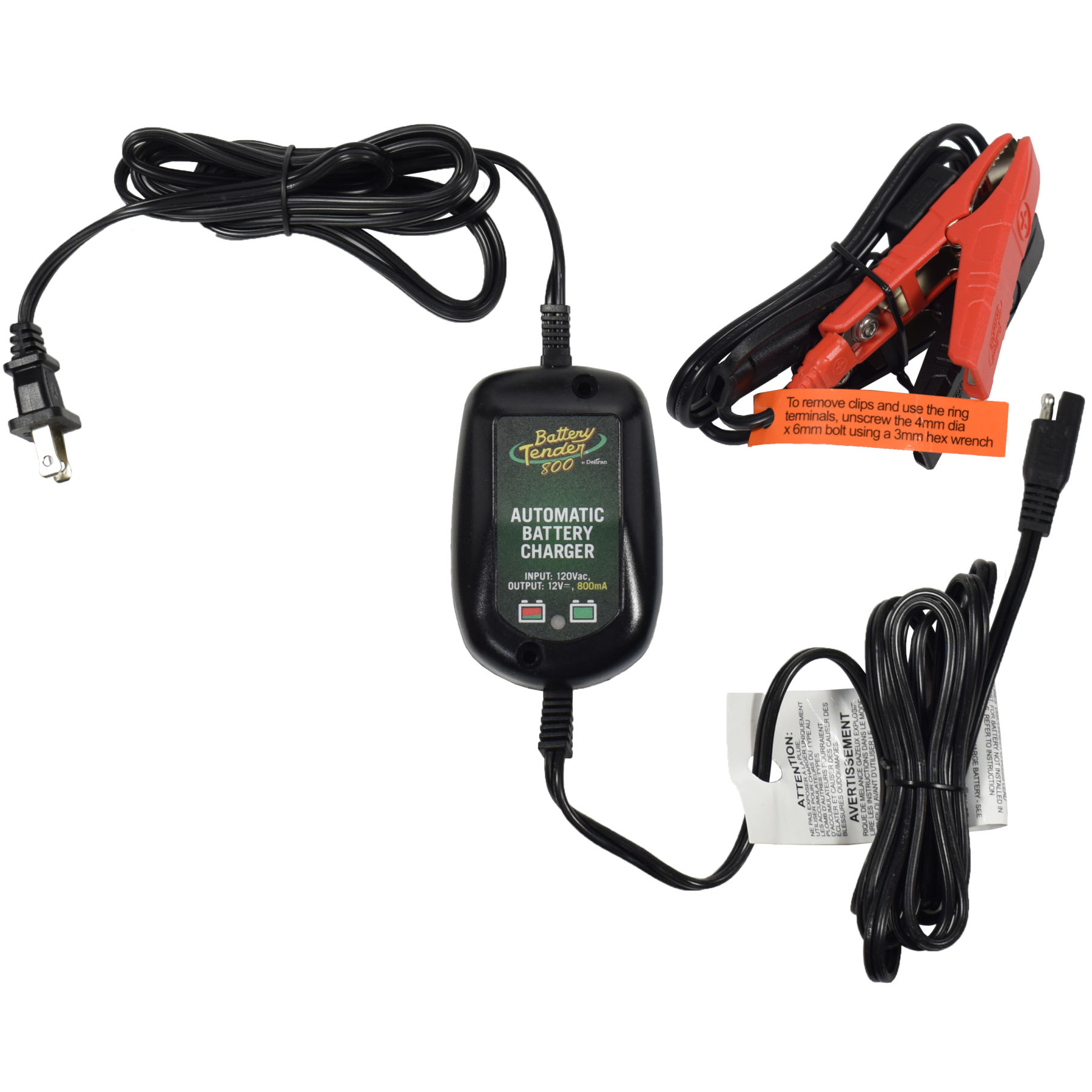 Cargador-Mantenedor de batería Waterproof 800 mA (12V) Battery