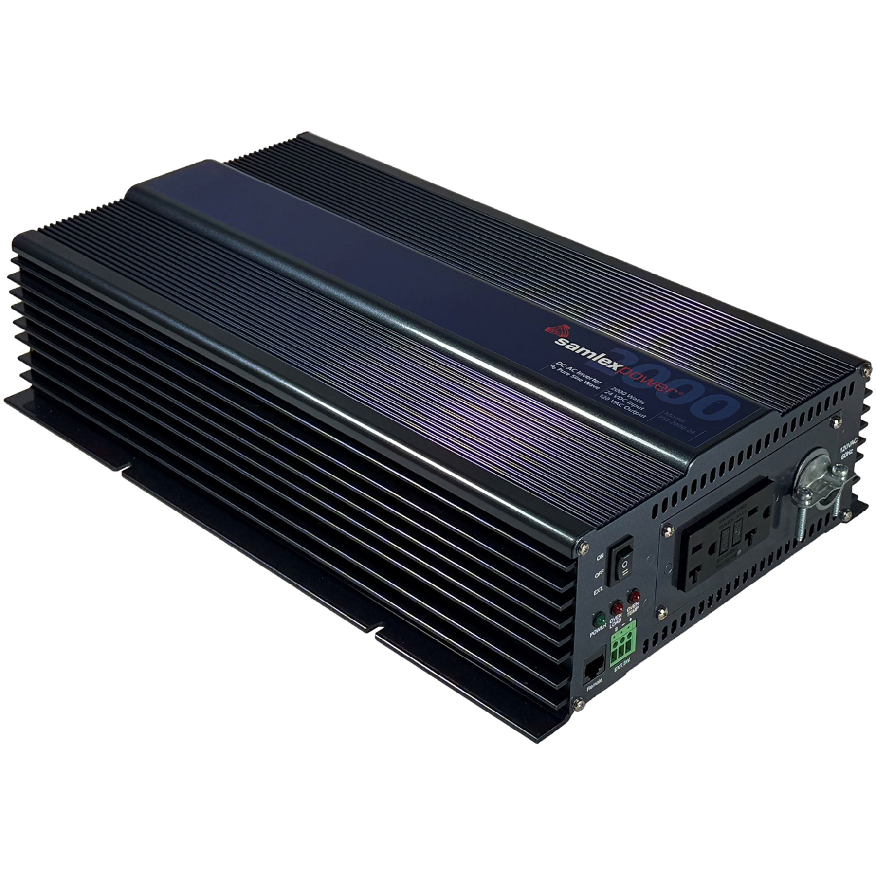 Samlex PST-2000-24: 24v 2000 Watt Pure Sine Wave Power Inverter