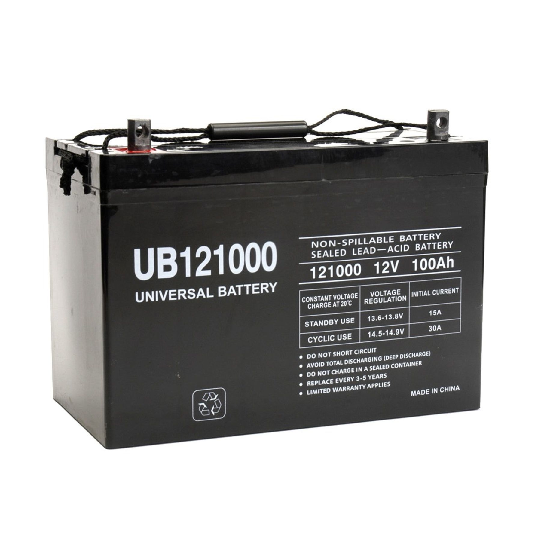 Batterie 12V 200Ah 1050A - Universel