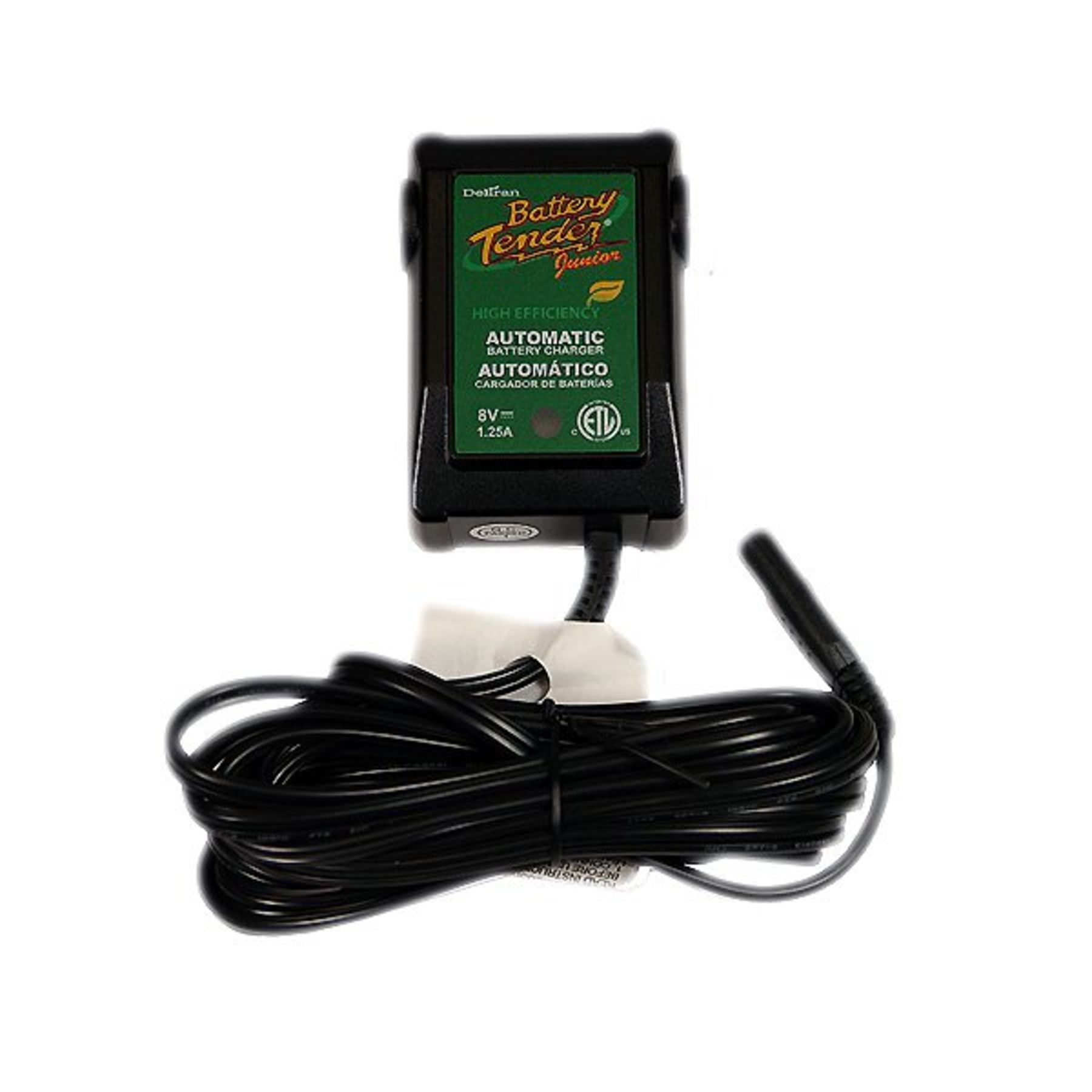 Battery Tender 022-0197 | Battery Tender Jr 8v 1.25 Amp High Efficiency Charger by Deltran