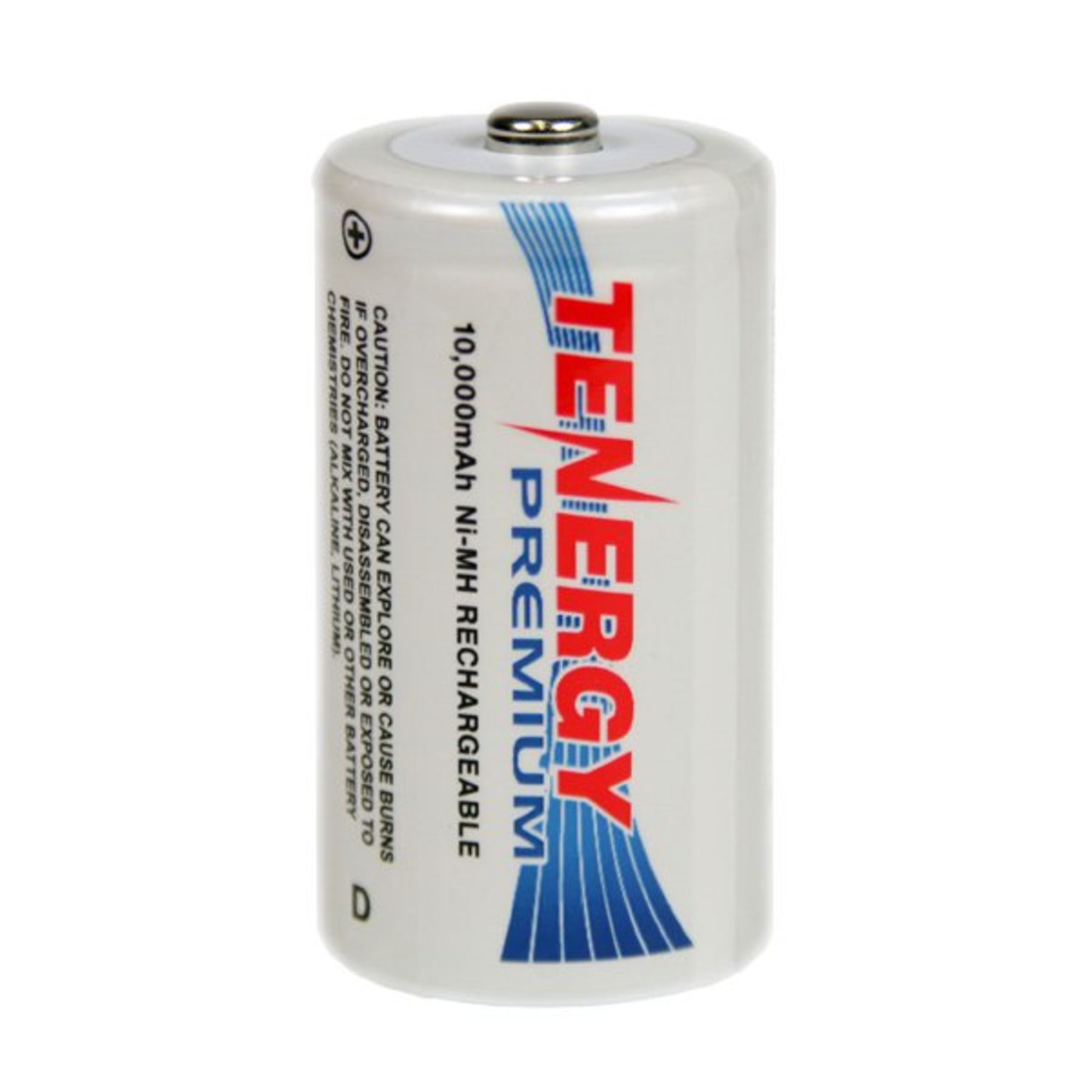 Tenergy Premium D Cell 10,000 mAh NiMH Rechargeable Battery - D-10105