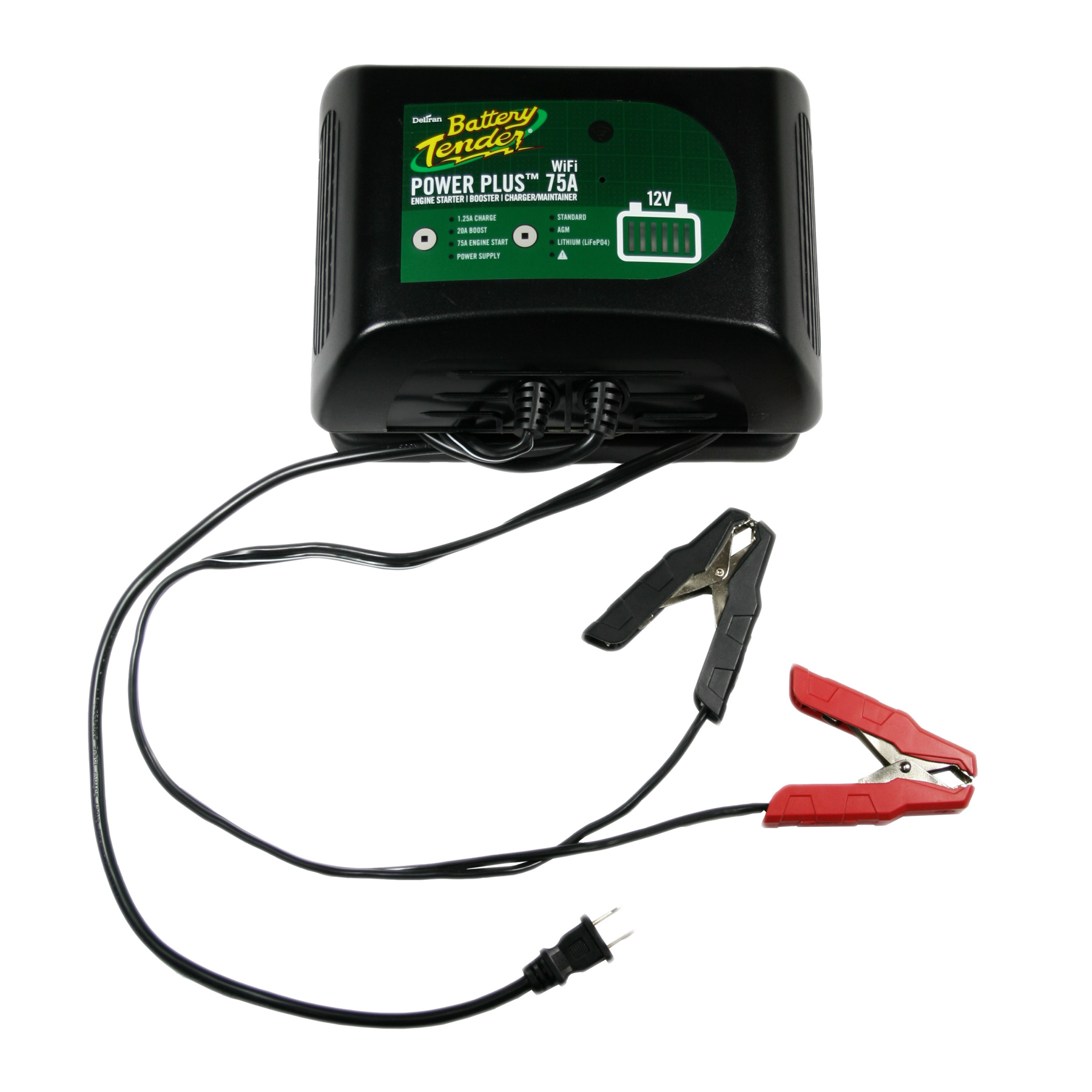 0220227DLWH Battery Tender Power Plus 12v 1.25A / 20A / 75A