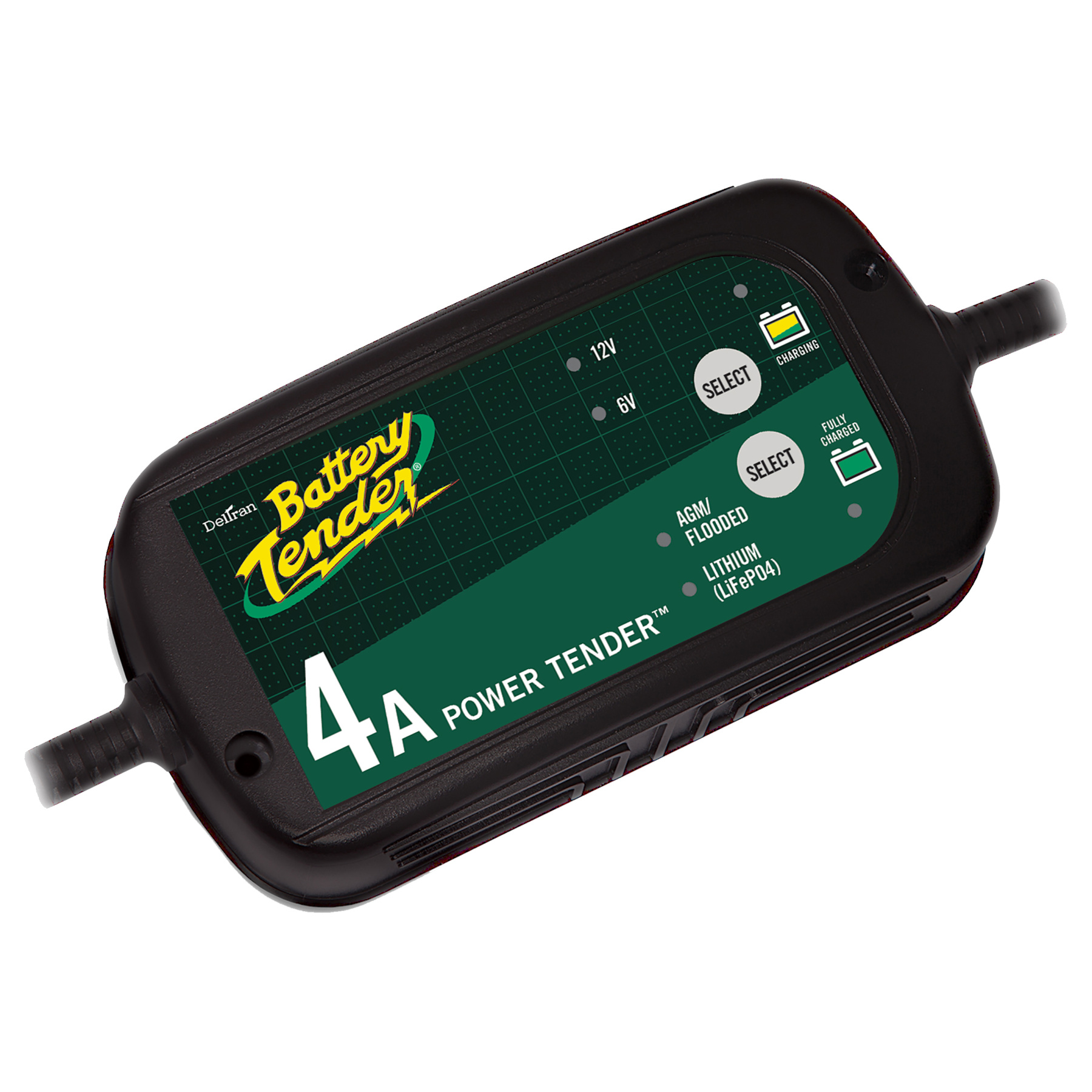 0220209BTWH Battery Tender 6v 12v 4 Amp Power Tender Lead Acid & Lithium Charger