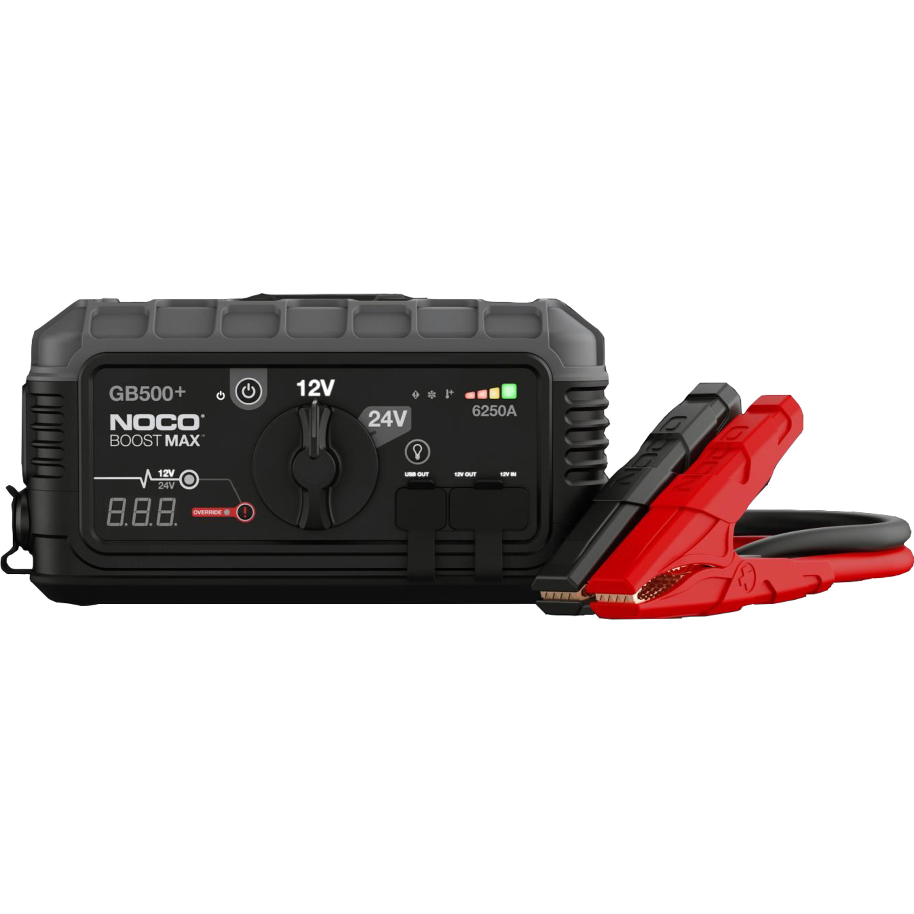 GB500 NOCO Boost Max 6250A 12V 24V Ultrasafe Lithium Jump Starter