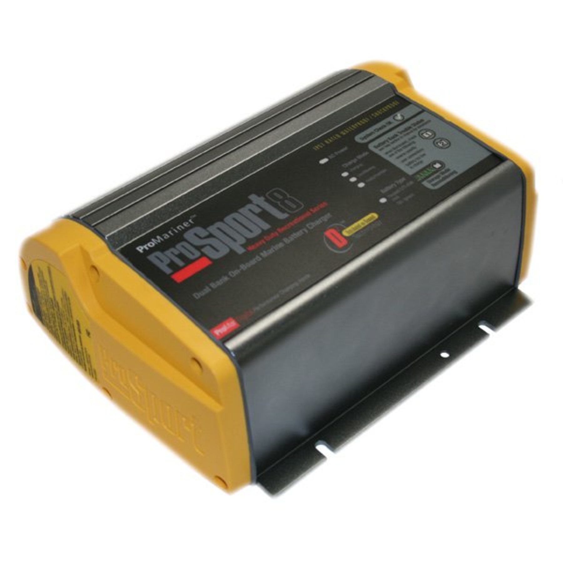43008 ProMariner ProSport 8 GEN 3 12v/24v 8 Amp Marine 2 Bank Charger