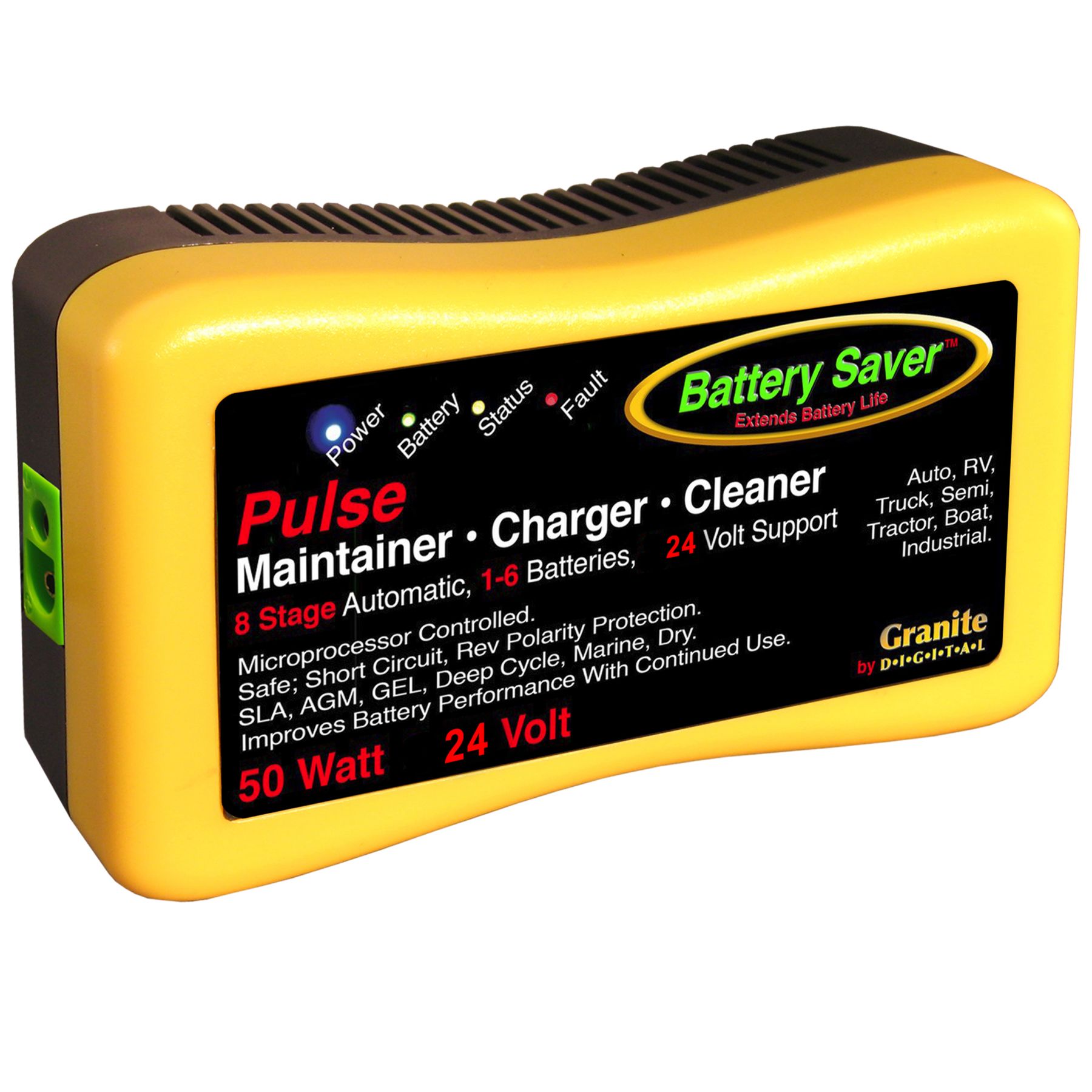 236524 Battery Saver 24v 50 Watt (2.08A) Maintainer, Pulse Cleaner