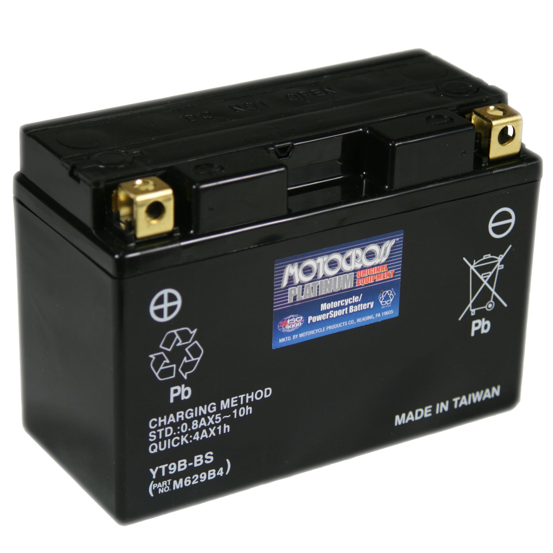 YT9B-4 Battery Yuasa Motocross 12 Volt Motorcycle Batteries