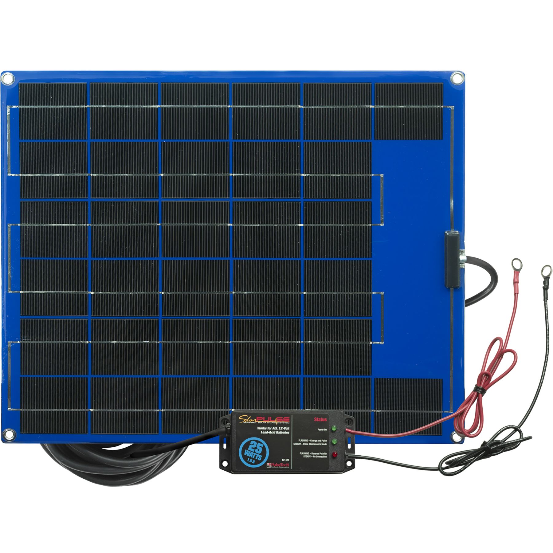 735X325 PulseTech 12v 25 Watt Battery Solar Charger SP25