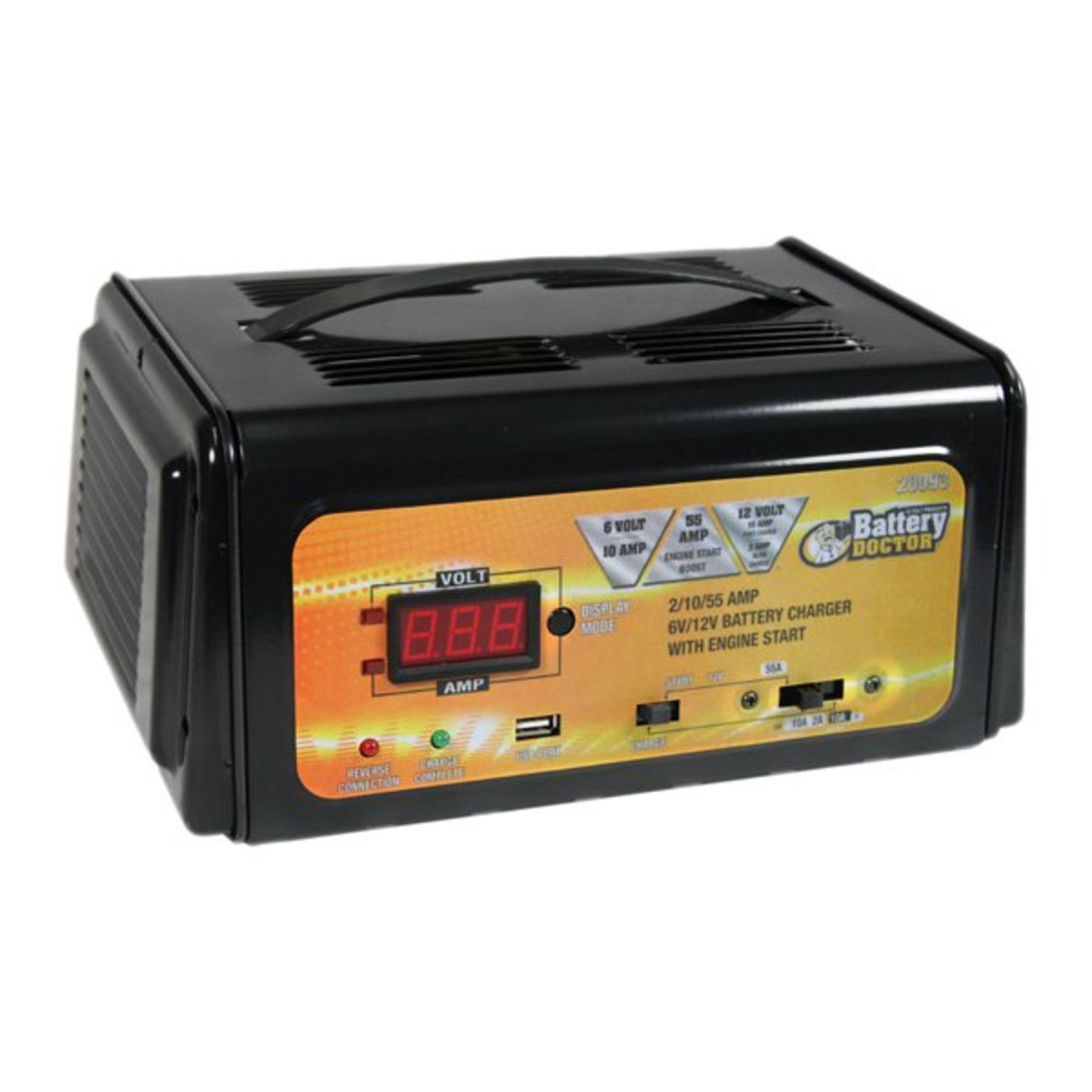 20093 Battery Doctor 6v 12v 2/10/55 Amp with Engine Start
