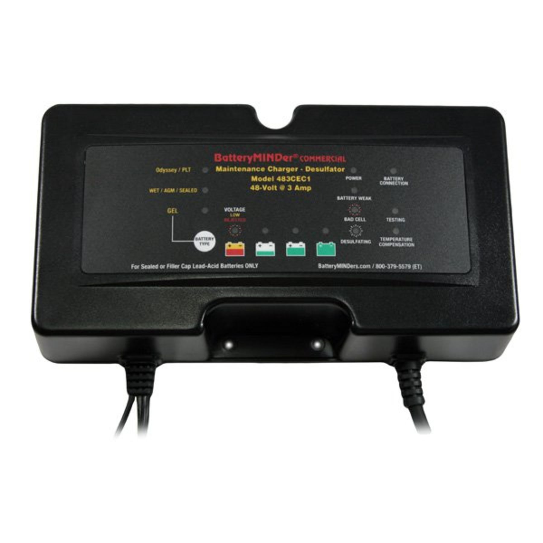 Battery MINDer 48 Volt 3 Amp Charger Maintainer Desulfa