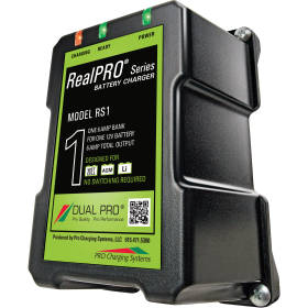 Dual Pro RS1| RealPRO 12v 6 Amp Waterproof Battery Charger by Pro Charging Systems