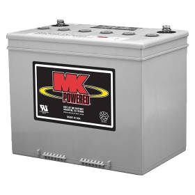 MK Battery 12v 73.6 AH Deep Cycle Sealed Gel Marine and RV Battery with Insert Terminals