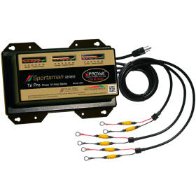 Dual Pro SS3 | Sportsman Series 30-Amp 3-Bank (3) 12v 10A Banks Marine Charger by Pro Charging Systems