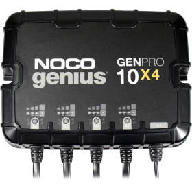 NOCO Genius GENPRO10X4 | 12v 40 Amp 4-Bank Waterproof Marine On-Board Battery Charger