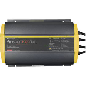 ProMariner ProSportHD 20 Plus 12v 24v 36v 20 Amp 3-Bank Marine Battery Charger