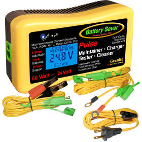 Battery Saver 24v 50 Watt (2.08A) Maintainer, Pulse Cleaner & Tester