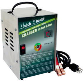 Quick Charge QPM125: 12v 5 Amp 3-Stage QPM Mini Series Charger