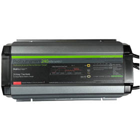 ProMariner 53242: ProTournament240 Elite Series3 24 Amp 2-Bank Waterproof Marine Charger