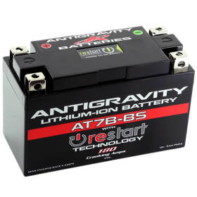Antigravity AT7B-BS-RS: 12v 180 CA RE-START Lithium Powersport Battery