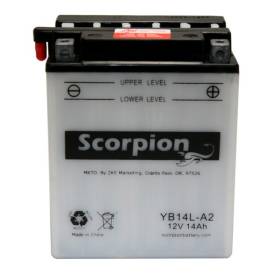 Scorpion YTX12-BS Motorcycle Battery - 12v 180 CCA