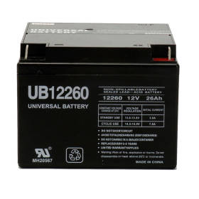 Universal 12v 26 AH Deep Cycle Sealed AGM Battery UB12260-D5747
